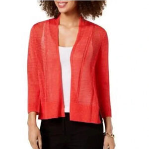 Forever 21 orange wool blend cardigan size Medium‎